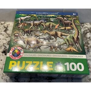 Eurographics Kids Dinosaurs Puzzle‎ 100 Piece Jigsaw Puzzle Ages 5+